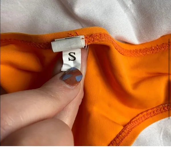 High Waisted Orange Ombré Bikini Set - Image 3