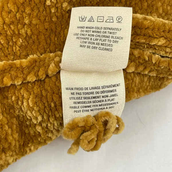 Anthropologie Gold Mustard Chenille Cardigan Soft Cozy Oversized Sweater Moth Anthro Size S - Image 10