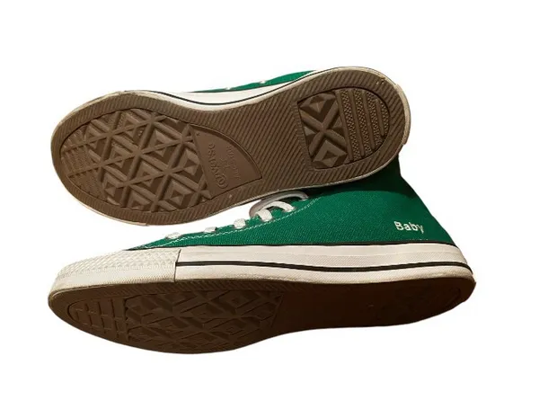 Converse 2023 Chuck Taylor All Star High 'Midnight Clover' By You Custom Made 152620C 'Baby Daddy USM 8 USW10 - Image 5