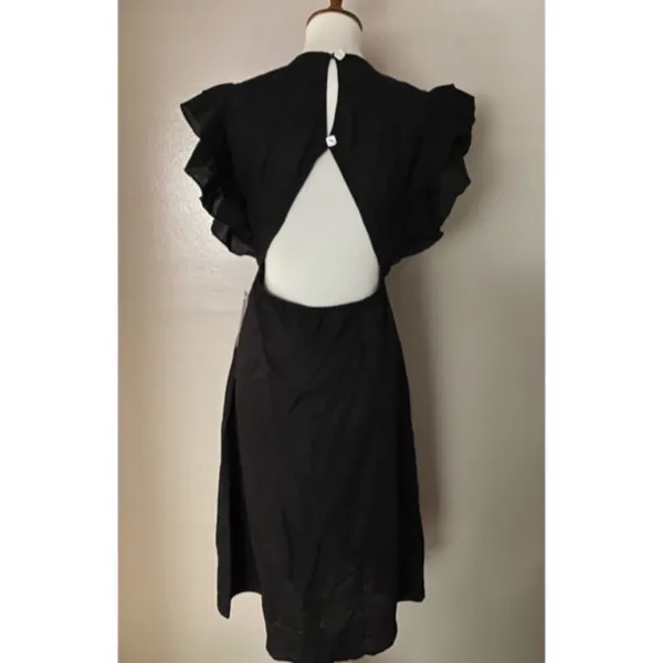 CHARLIE HOLIDAY Ruffled Cover-Up Midi Dress - Image 8