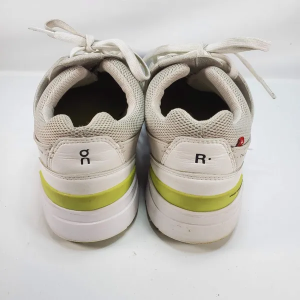 On THE ROGER Clubhouse CloudTec Womens 9 Tennis Sneakers White‎ Yellow - Image 4