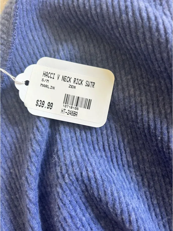 Zenana S/M blue sweater - Image 2
