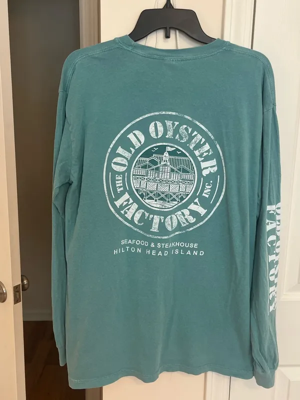 The Old Oyster Factory Hilton Head Island Comfort Colors Long Sleeve T Shirt - Image 7