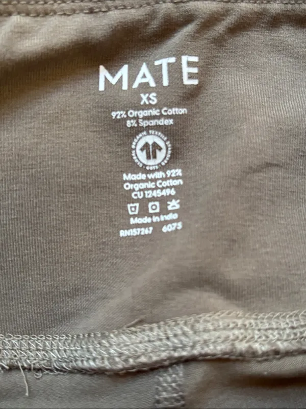 MATE the Label Organic Stretch Midi Legging in Pebble - Image 2