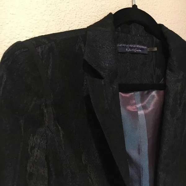 Robert Graham black blue metallic blazer 8 - Image 3