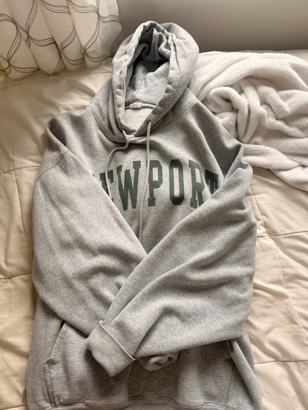 John Galt Hoodie Brandy Melville Grey - Image 3