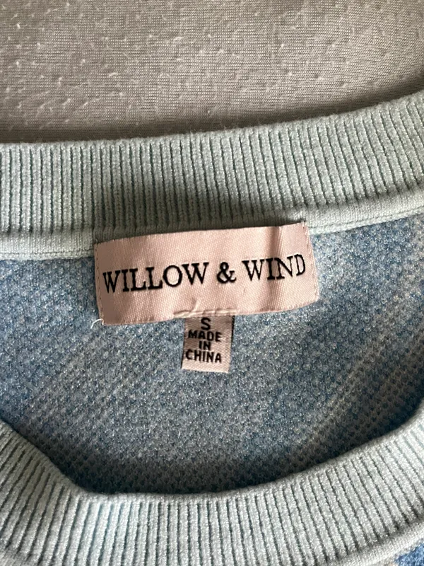 Willow and Wind Blue Sweater Vest - Image 3