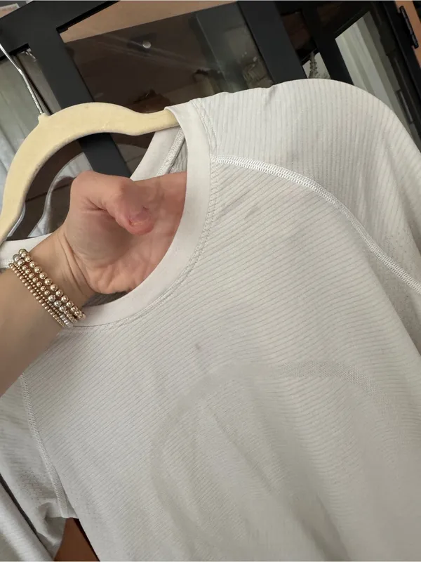Lululemon Swiftly Tech Long Sleeve Shirt 2.0 tee Tempo Stripe White Chrome - Image 6
