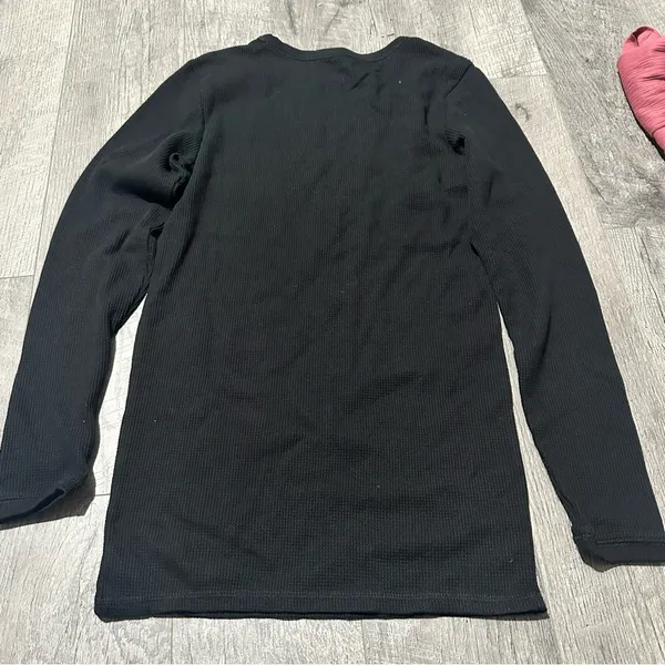 Goodfellow & Co Long Black Top Tee Shirt Women’s layer basic essential fall 2000s bella swan - Image 3