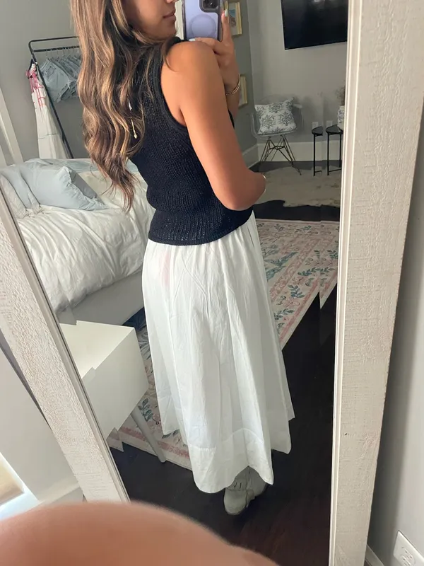 White long skirt boutique - Image 2