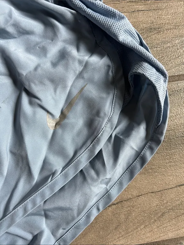 Nike Women's Light Blue Athletic Running Shorts - Image 3