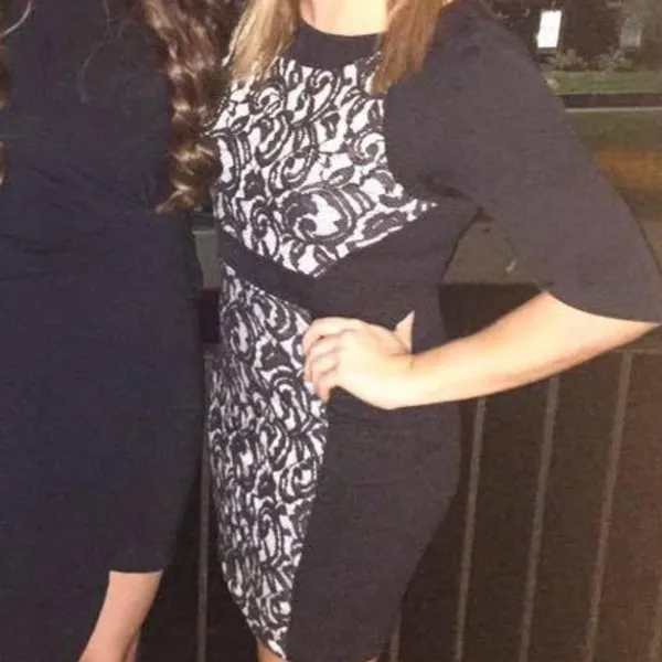 Zara black and white dress - Image 6