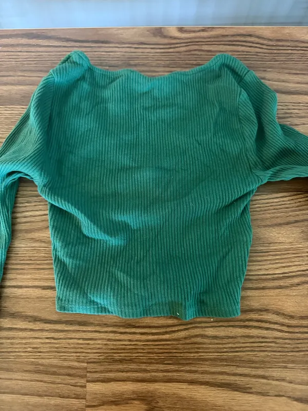 green long sleeve top  - Image 3