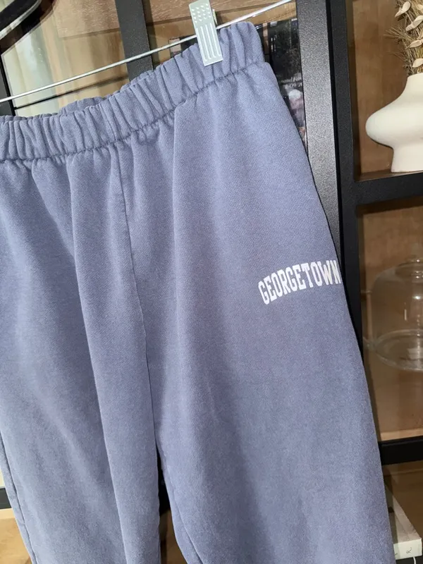 John Galt Brandy Melville Anastasia sweatpants joggers faded navy georgetown - Image 3