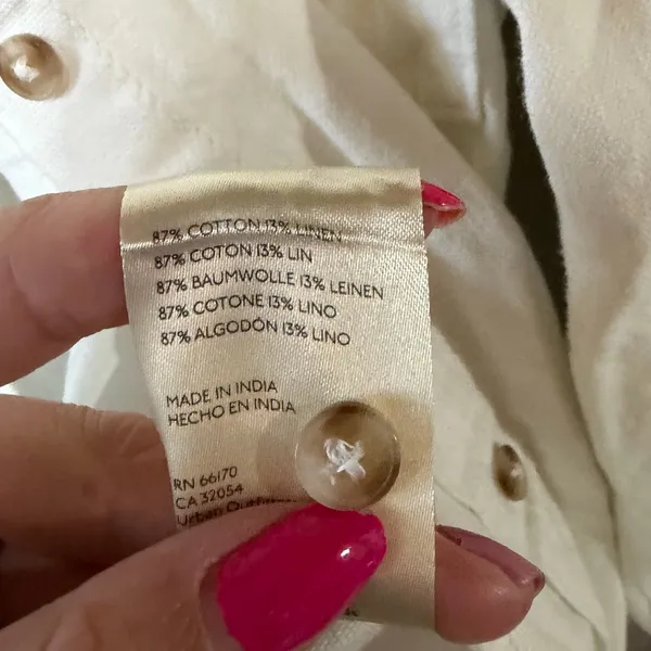 Anthropologie Pilcro linen blend jacket - Image 3