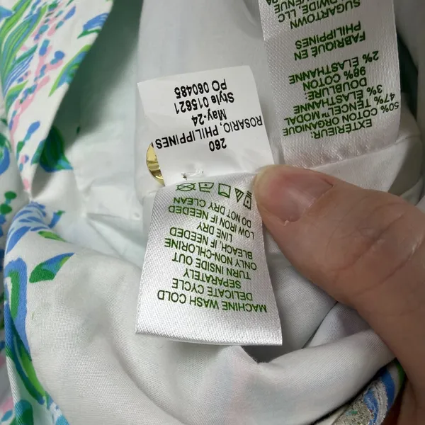 NWT Lilly Pulitzer The Lilly Shift Dress Sz 10 Just A Pinch Floral Preppy Resort - Image 10