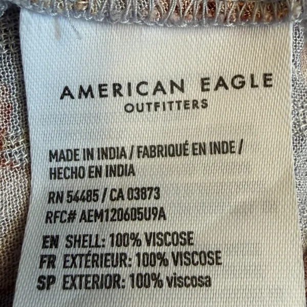 American Eagle Halter Crop Top Womens S Floral Y2K Cottage Core Fairy Hippie - Image 4