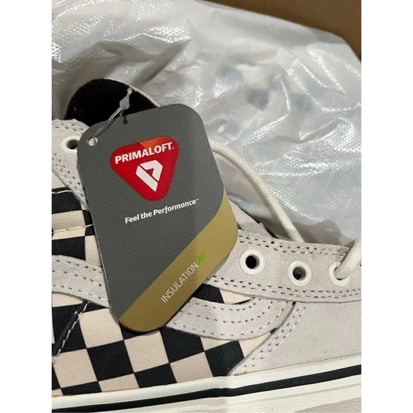 Vans Marshmallow/Checkerboard Sk8-HI MTE-2 Shoe - Women 10.5 Men 9 - Image 5