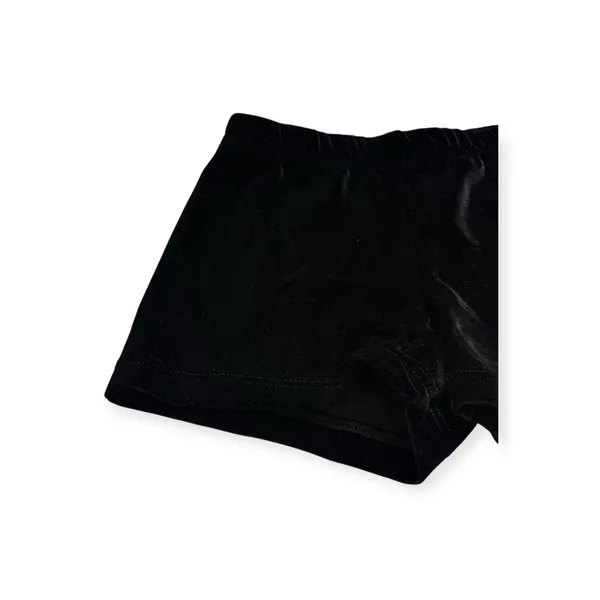 GK Elite Gymnastics 𖤐 Micro Mini Workout Shorts 𖤐 Black Velvet 𖤐 Small 𖤐 Dance - Image 8