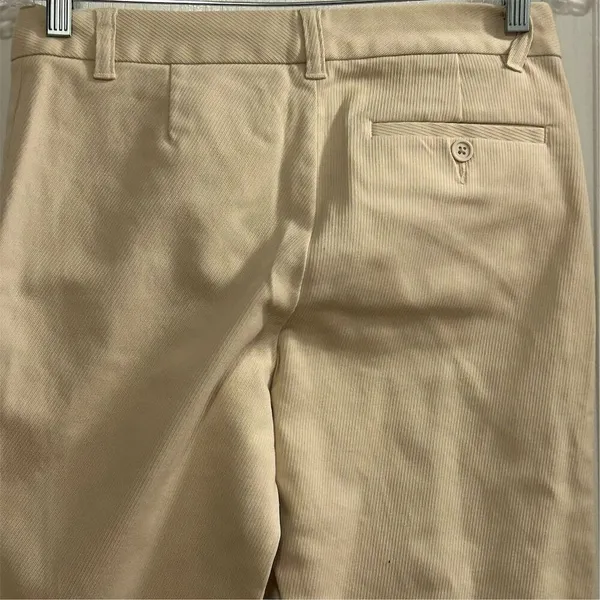 Gap Women's Cropped‎ Pants Size 6 Beige Straight Leg Casual - Image 14