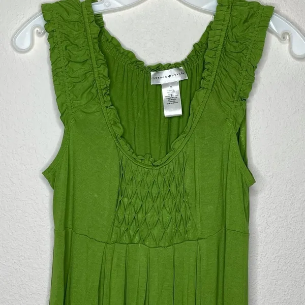 London‎ Style Green Dress - Image 2