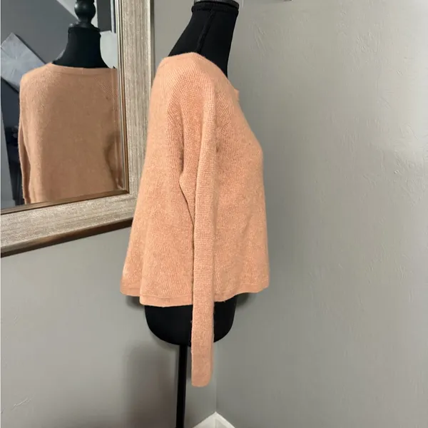 Madewell Jane Waffle Stitch Crew Neck Wool Alpaca Blend Sweater Small. - Image 5