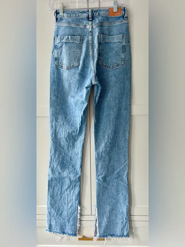 Zara Light Blue Bootcut Jeans - Women's - Image 6