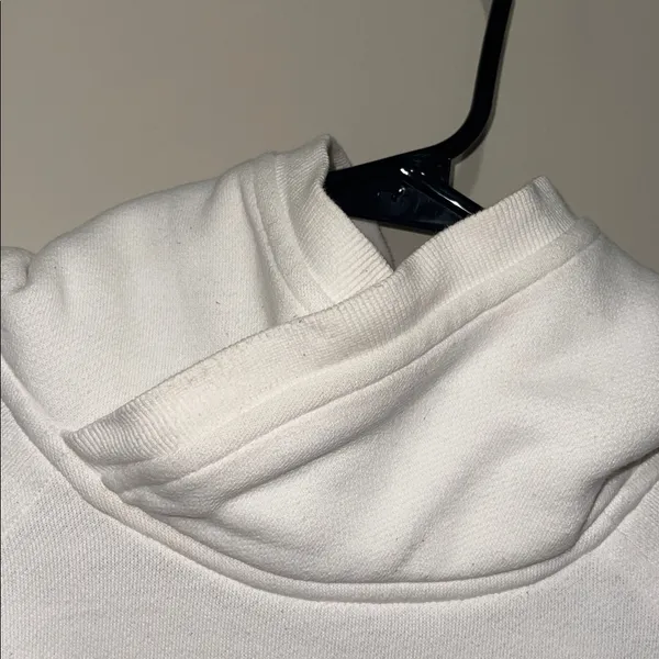 Lululemon White Cowl Neck Sweatshirt Pullover size 8 - Image 2