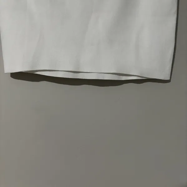 House of CB Mariella White Knit Mini Skirt Size M - Image 8