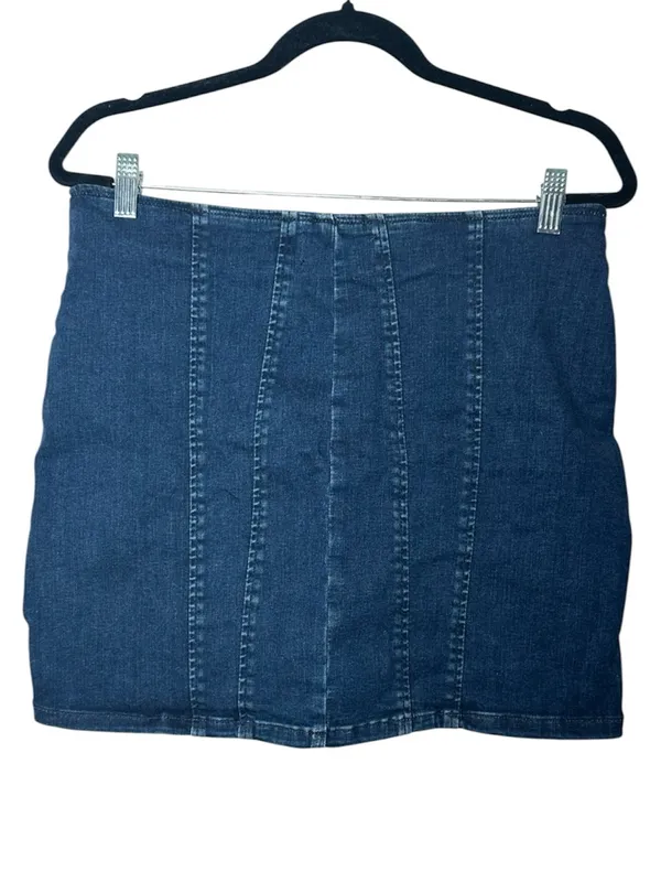 Free People We The Free Layla Denim Miniskirt Size 12 - Image 4