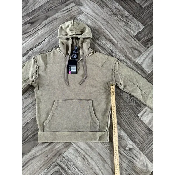 ALPHALETE Women’s Terry Oversized Hoodie - Smokey Quartz ,Size XS - Image 4