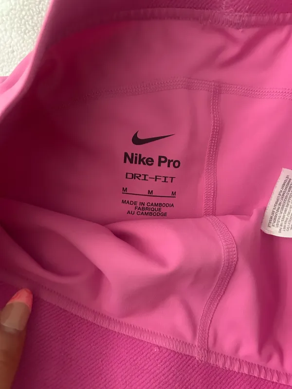 Hot Pink Nike Dri-Fit Shorts - Image 5