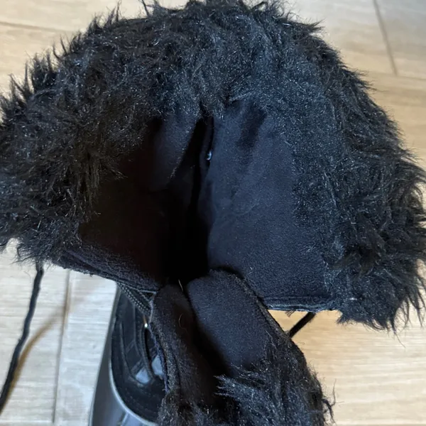 Khombu Nordic 2 women's black suede leather winter snow boots size 7M‎ - Image 13