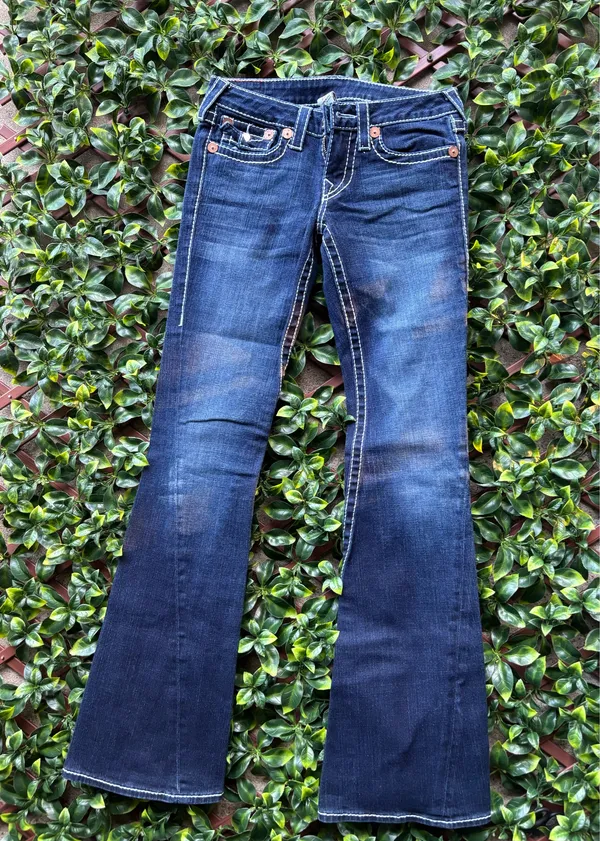 True Religion Jeans Size 28 Dark Wash - Image 2