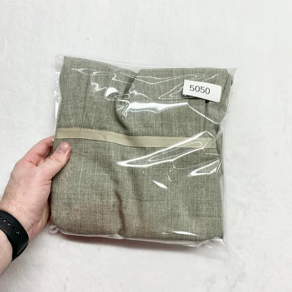 Mary McFadden‎ Sheath Dress Women 14 Tan Tweed Workwear Cap Sleeve Poly Rayon - Image 8