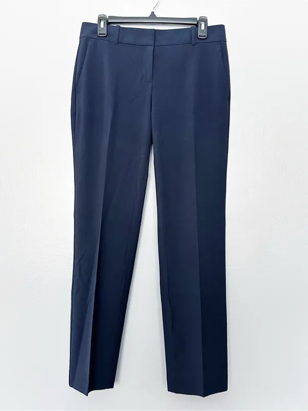 Ann Taylor Navy Straight Leg Dress Pants Women’s Size 4 Stretch Career Office - Image 5