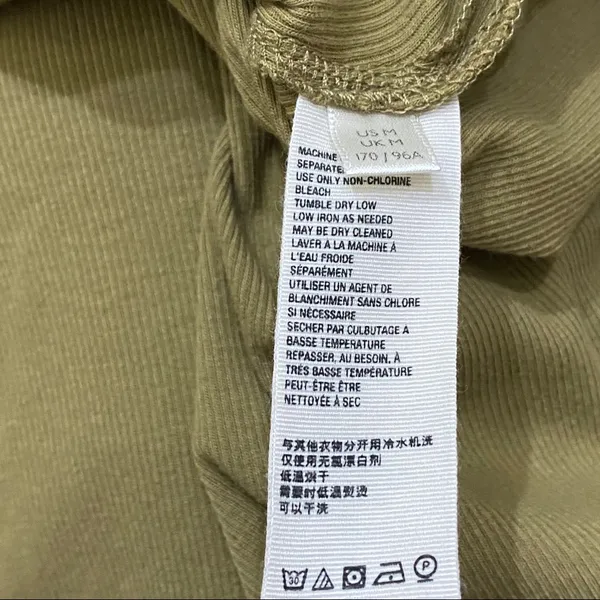Free People Feelin it Patch Army Green Top M - Image 13