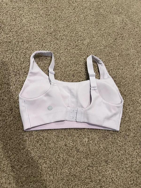 NWT lululemon in alignment straight strap bra light support C/D cups in lavender dew - Image 4