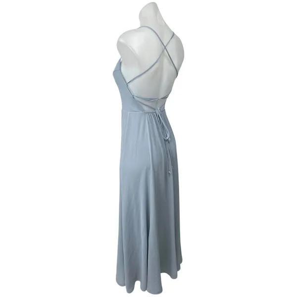 Show Me Your Mumu Godshaw Goddess Blue Maxi A-line Bridesmaid Dress Gown Size S - Image 5