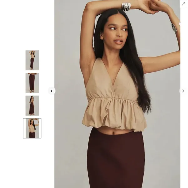 Anthropologie The Tilda Maxi Slip Skirt: Linen Edition - Image 5
