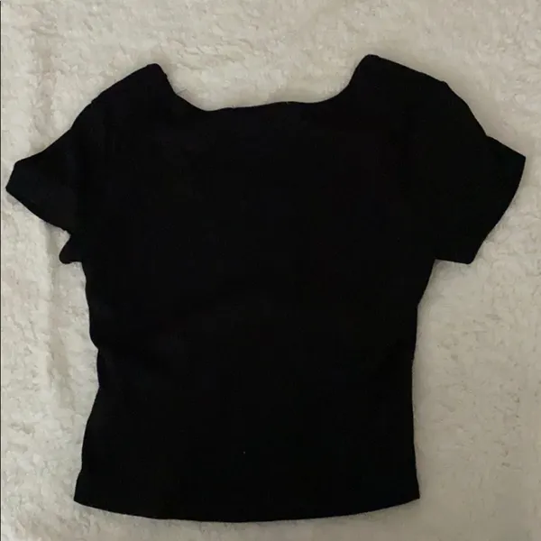 Hippie Rose Ribbed Button Top - Image 3