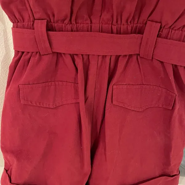 Style Rack Dressy shorts with over shoulder straps and belt - Image 4
