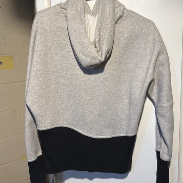 HOKA Gray and Black Hoodie - Image 4