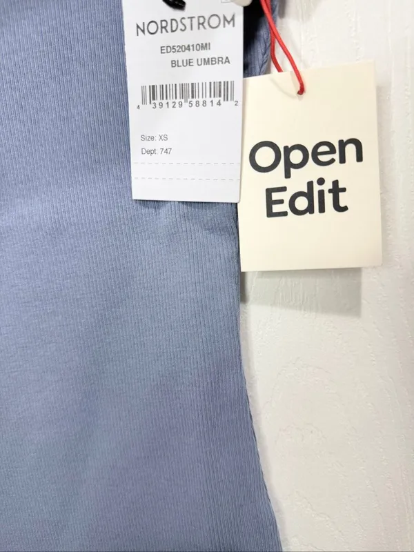 Open Edit rib short sleeve shirt XS - Image 4