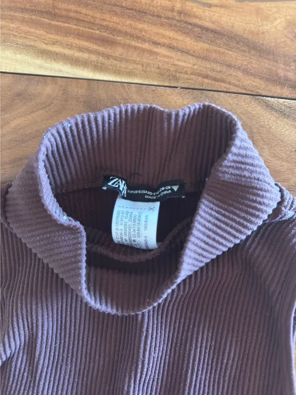 ZARA Brown Bodysuit - Image 2