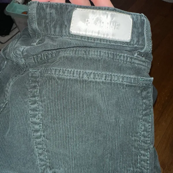 RE/DONE Green Corduroy Loose Flare - Image 8