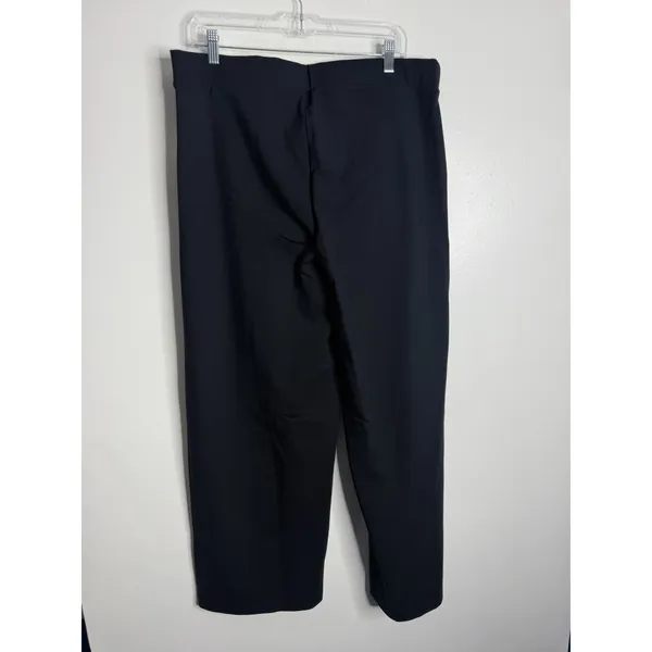 Old Navy Extra High Rise Stevie Wide Leg Pants Navy XL Dressy Casual Minimalist‎ - Image 3
