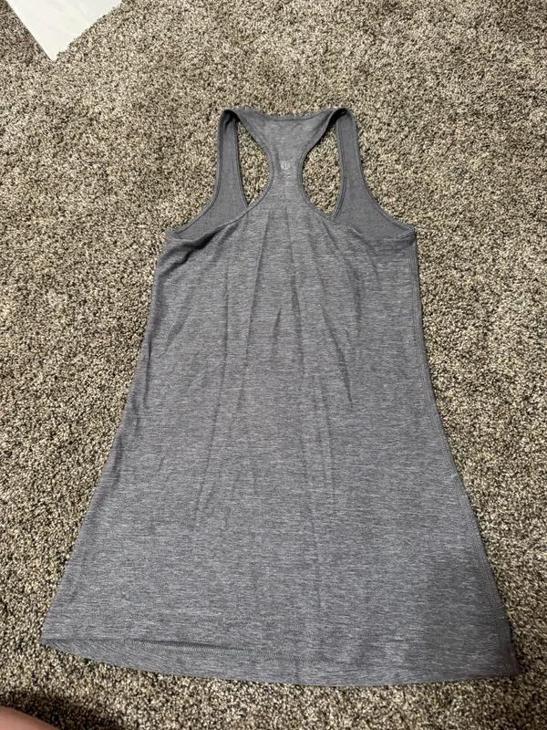Lululemon Cool Racerback Tank 6 Grey - Image 2