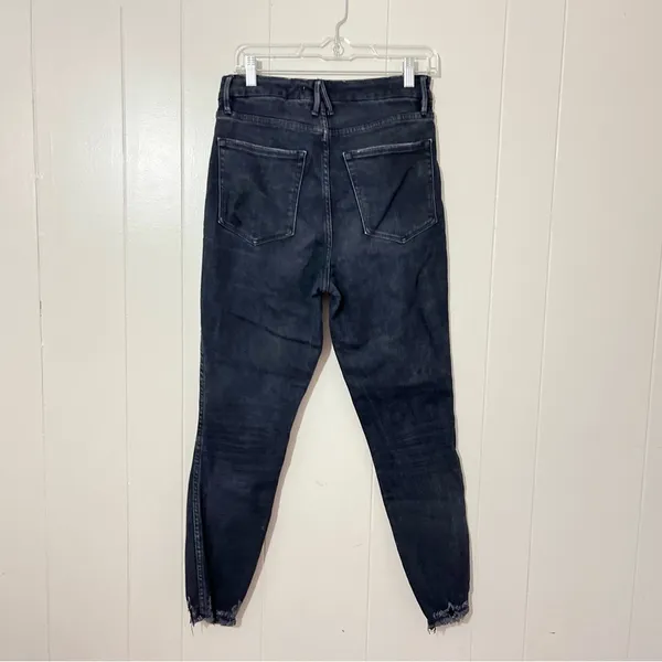 Good American Good Curve Crop Skinny Jeans Raw Hem Size 8/29 - Image 8