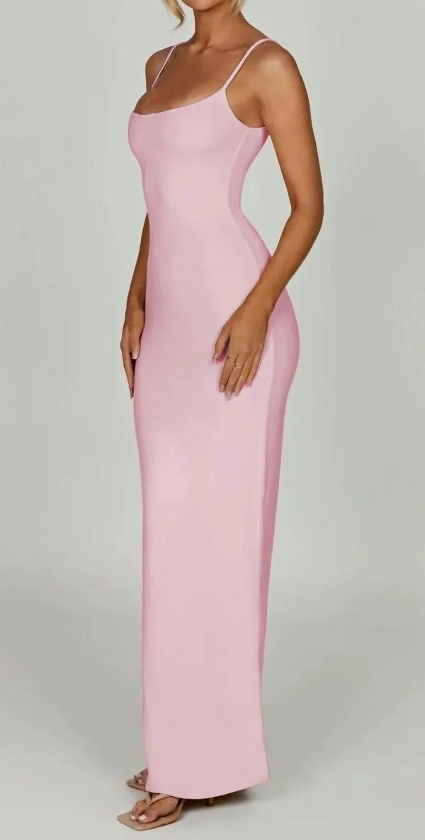 Backless Cami Dress Pink Size XS - Image 3